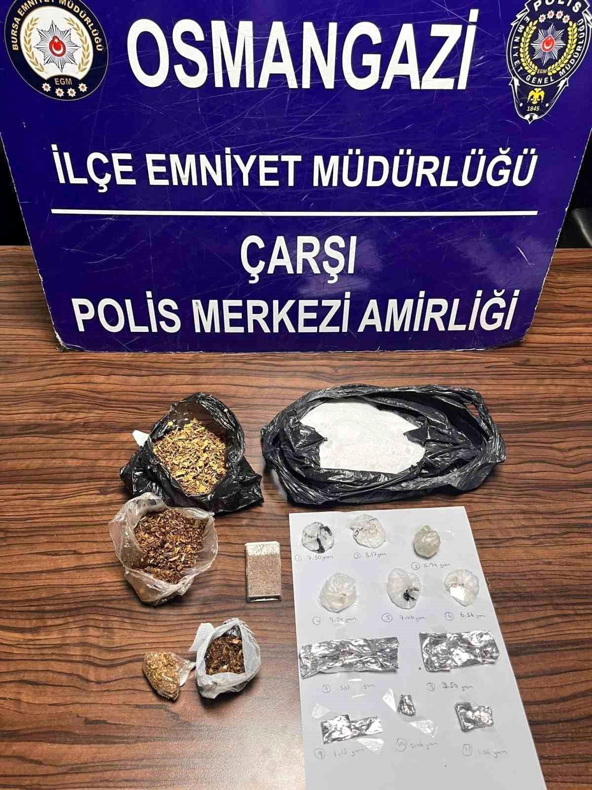 Bursa'da aranan hükümlüler ve uyuşturucu tacirlerine operasyon