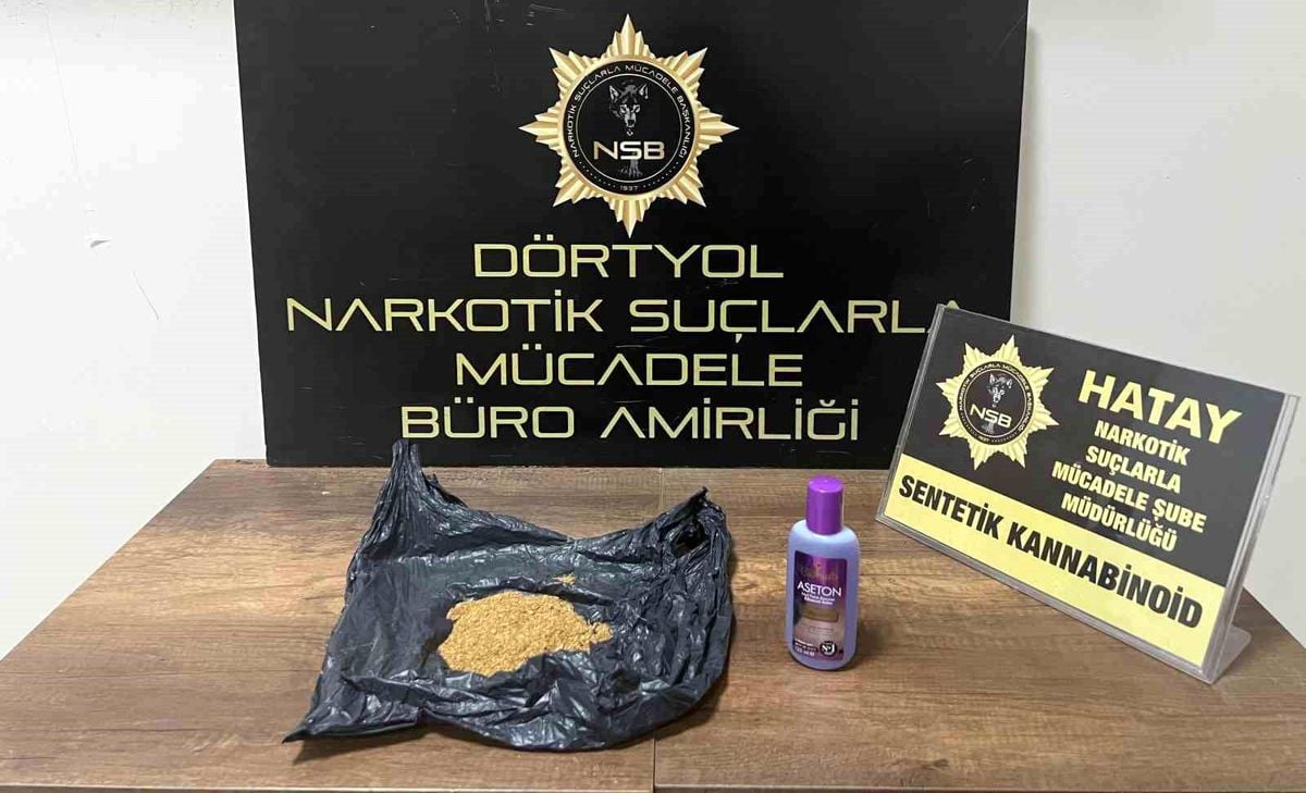 Dörtyol'da uyuşturucu operasyonu: 1 gözaltı