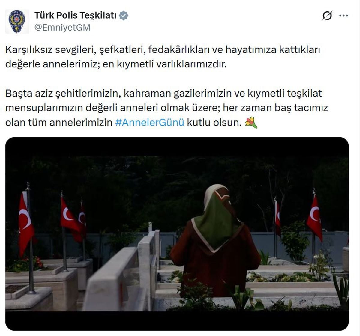 Emniyet'ten Anneler Günü'ne Özel Anlamlı Video
