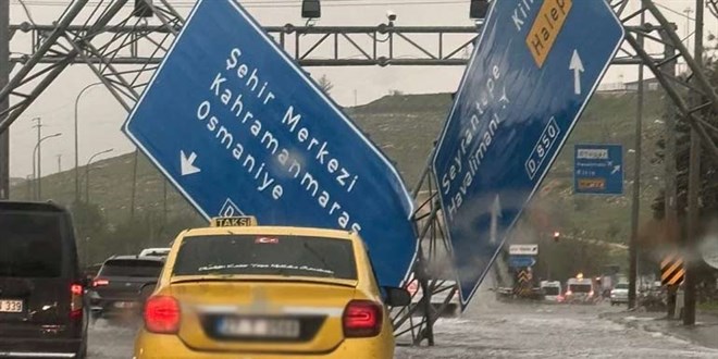 Gaziantep ve Çevresinde Süper Hücre Etkili Oldu
