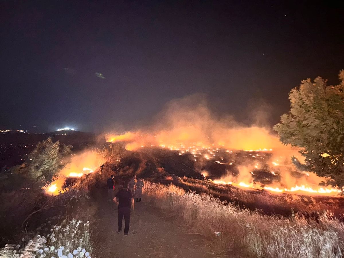 Hatay'da anızda çıkıp zeytin bahçelerine sıçrayan yangın kontrol altına alındı