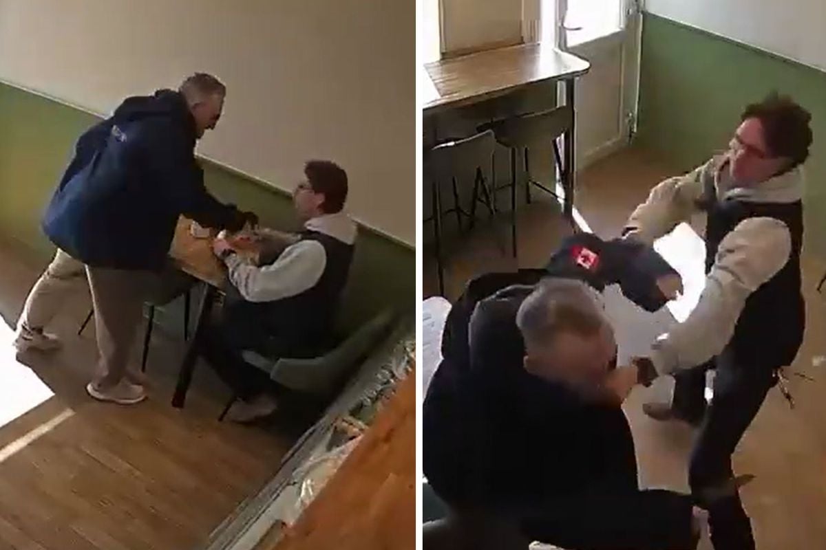 İngiltere'de şok eden anlar: Sinsice yaklaştı, durduk yere bıçakla saldırdı