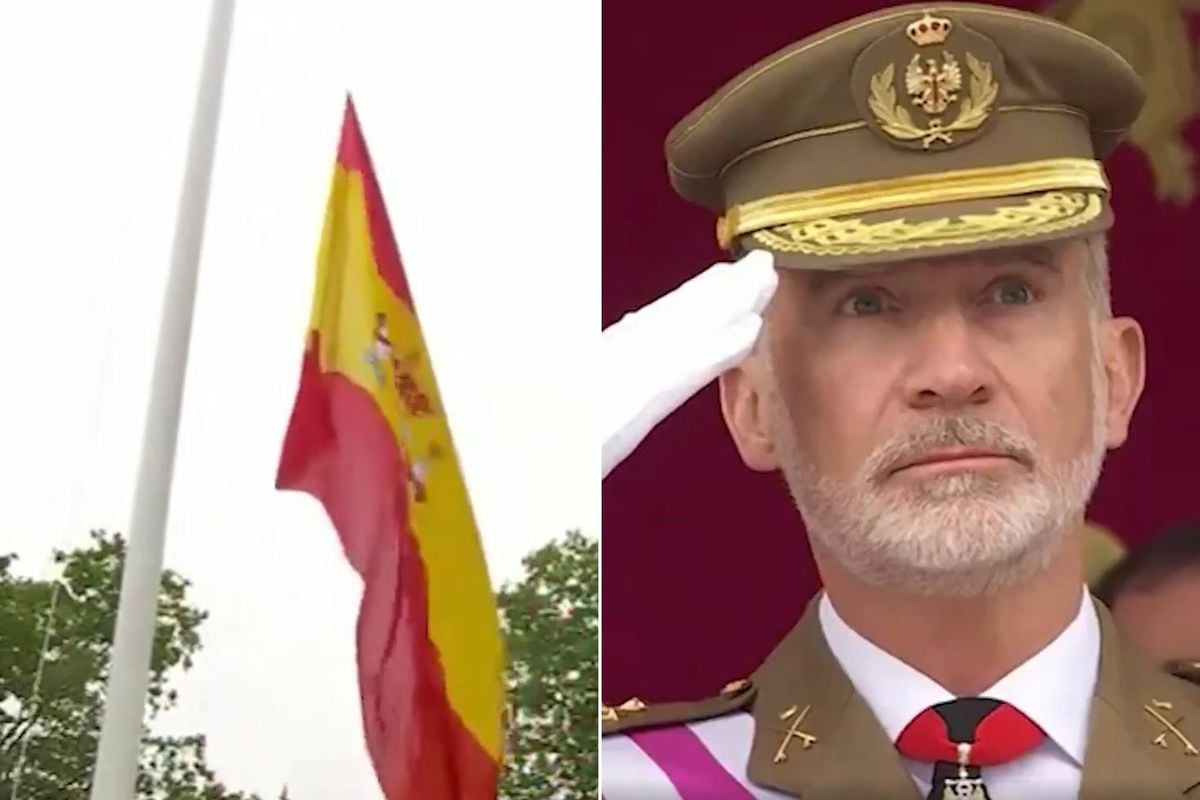 İspanyol bayrağı yere düştü, Kral VI. Felipe hiç bir şey yapamadı