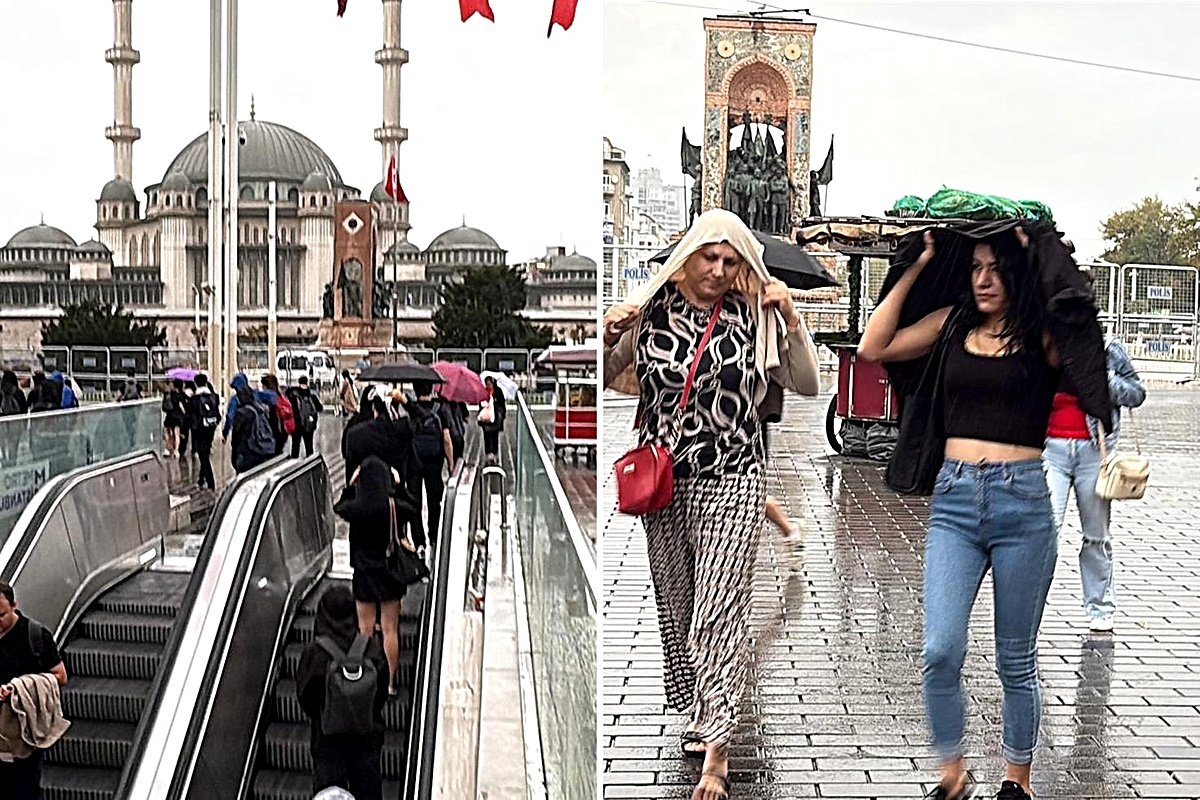 İstanbul'da yağış başladı