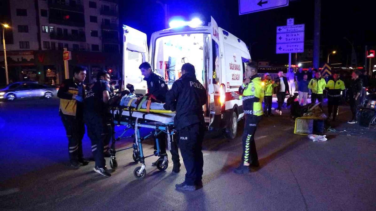 Malatya'da cip ile motosiklet çarpıştı: Motokurye yaralandı