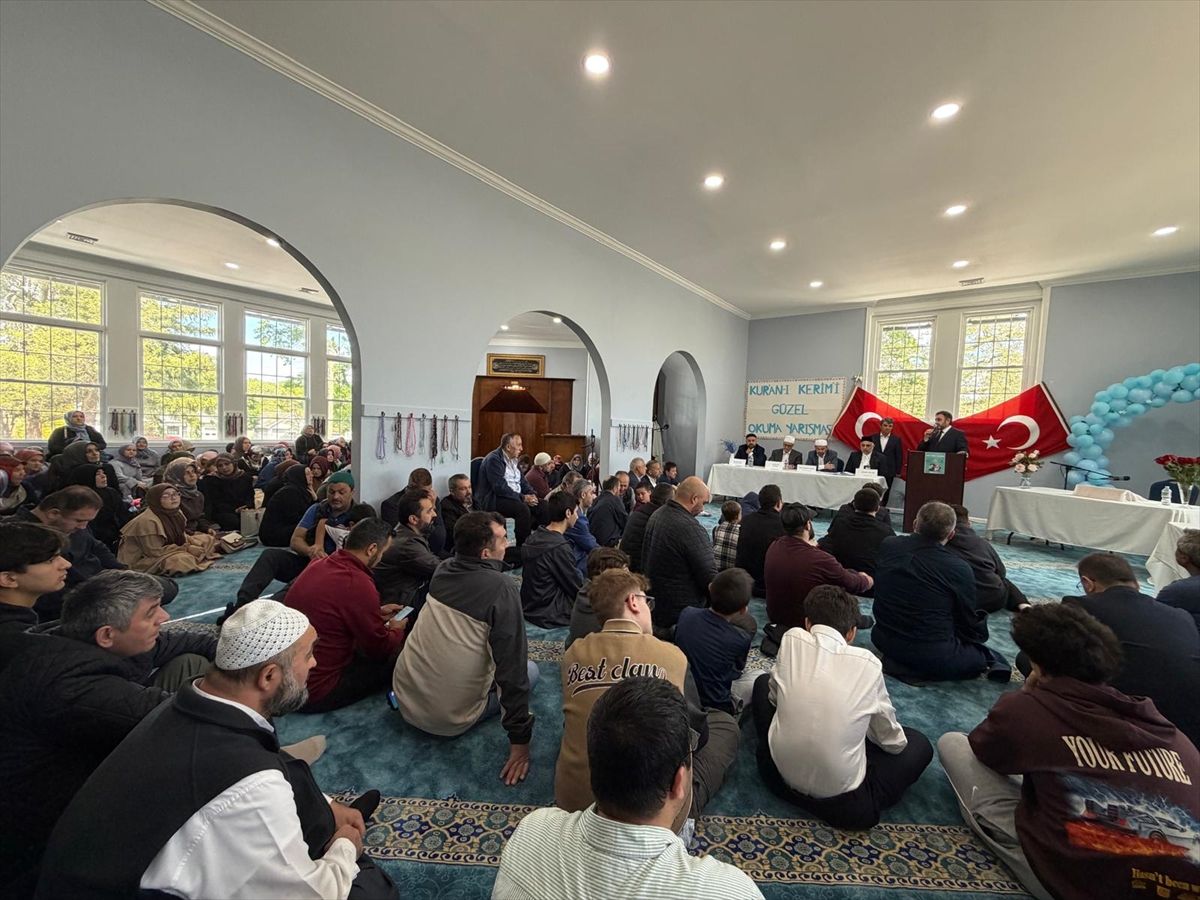New York'ta Kur'an-ı Kerim Güzel Okuma Yarışması'nın üçüncüsü düzenlendi