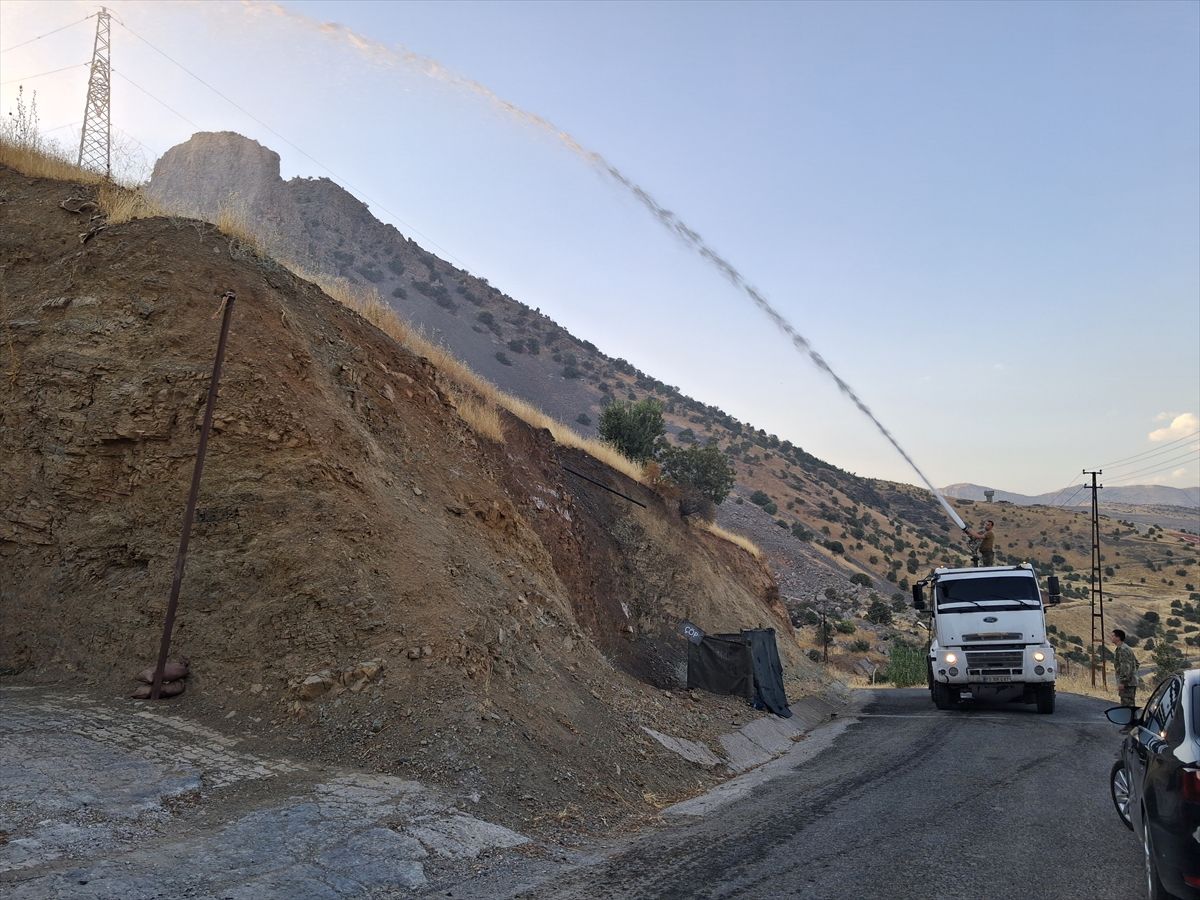 Silopi'de orman yangını kontrol altında
