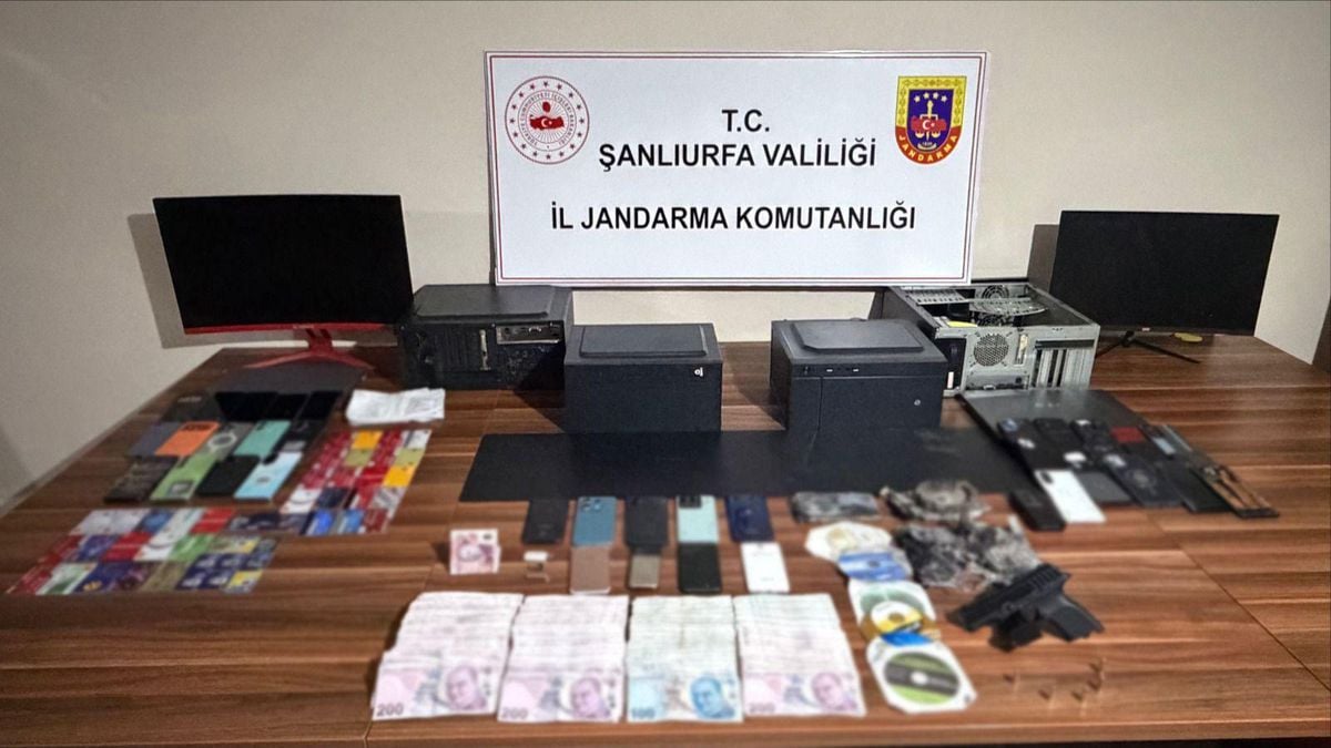 Siverek’te siber dolandırıcılık operasyonu: 14 şüpheli yakalandı
