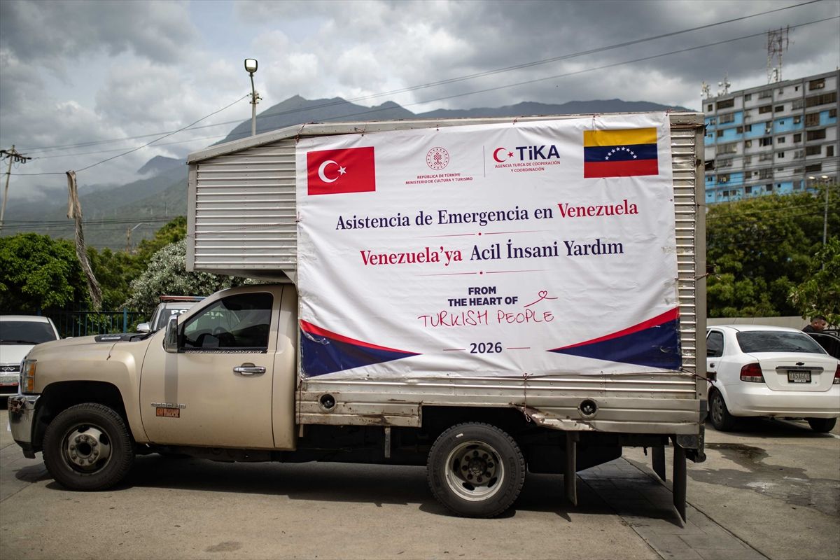 TİKA'dan depremin vurduğu Venezuela'ya 2 kamyon barınma ve temel yaşam malzemesi desteği